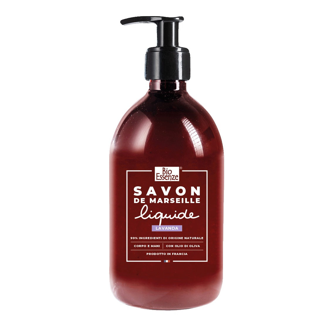Bio Essenze Sapone Liquido Di Marsiglia - Lavanda 500ml