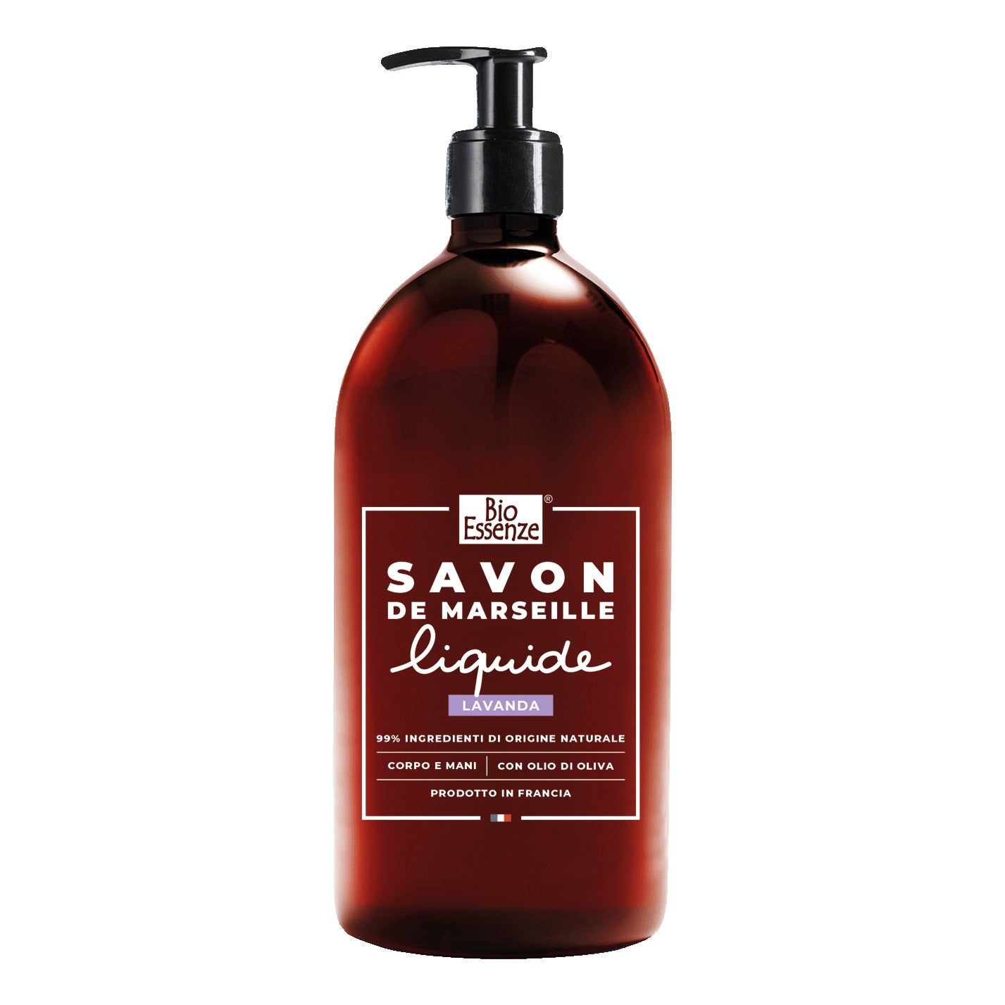 Bio Essenze Sapone Liquido Di Marsiglia - Lavanda 1000ml