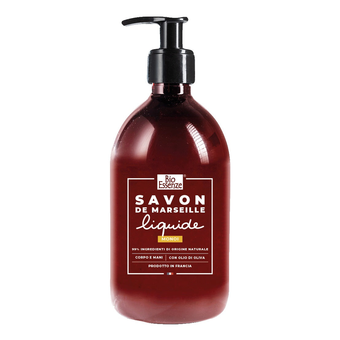 Bio Essenze Sapone Liquido Di Marsiglia - Monoi 500ml