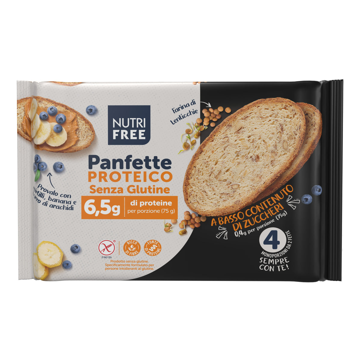 NUTRIFREE PANFETTE PROT 300G  
