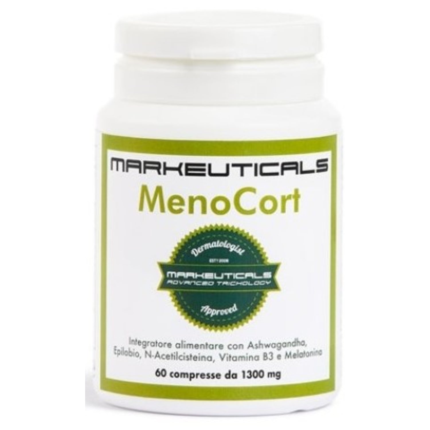 MenoCort Markeuticals | Relax e Benessere Mentale | 60 Compresse