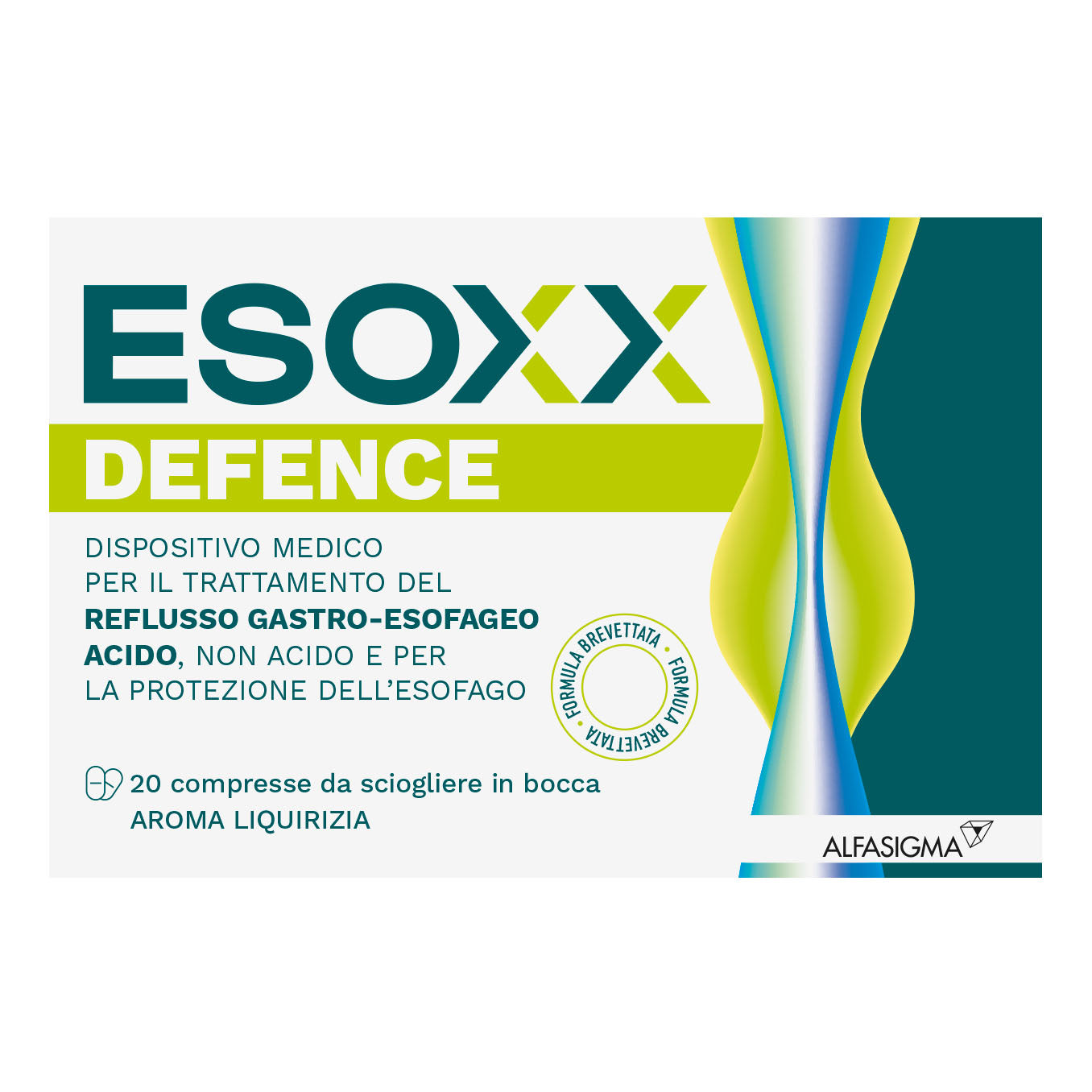 Esoxx Defence | Reflusso Gastroesofageo | 20 Compresse Masticabili