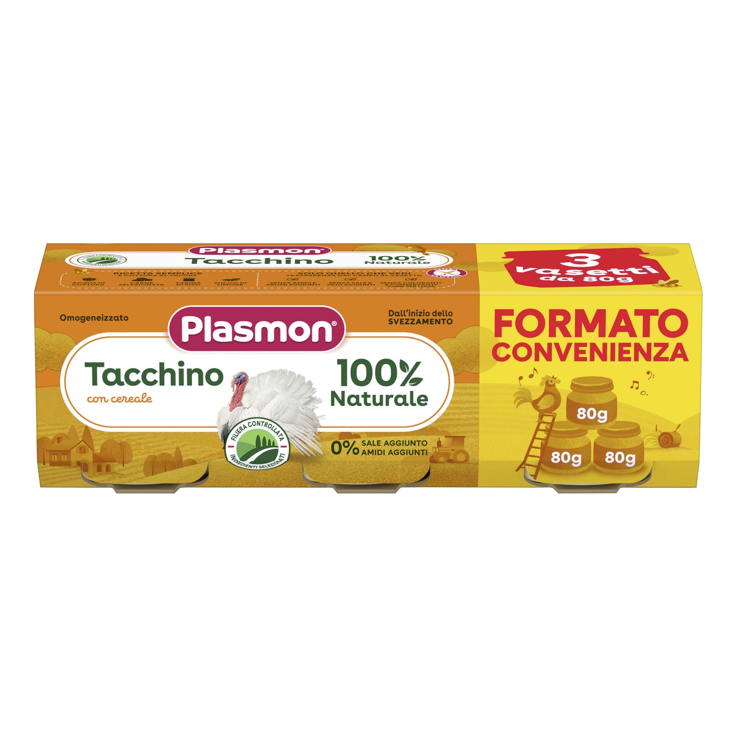 PLASMON OMOG VITELLO 3PZ 80G