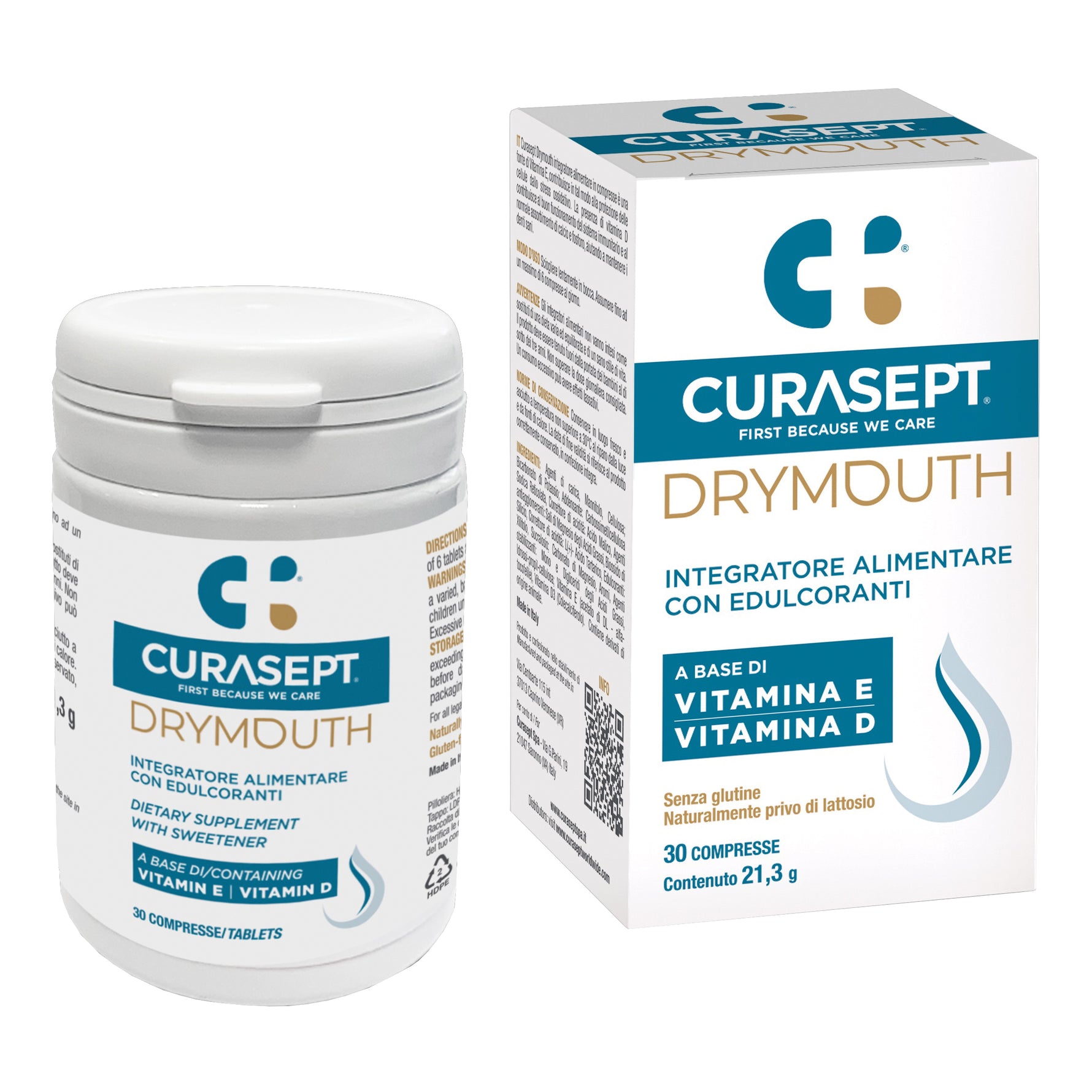 Curasept Drymouth | Integratore Stimolante Salivazione | 30 Compresse
