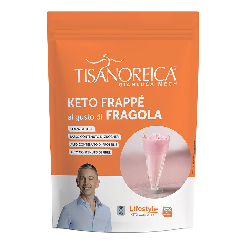 Gianluca Mech - Tisanoreica Keto Frappè Al Gusto Di Fragola 400g