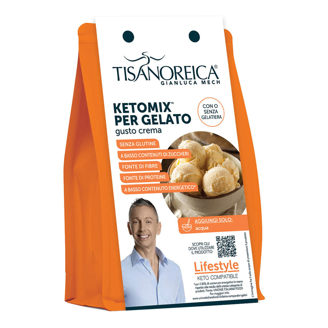 Gianluca Mech - Tisanoreica Ketomix Per Gelato Gusto Crema 400g