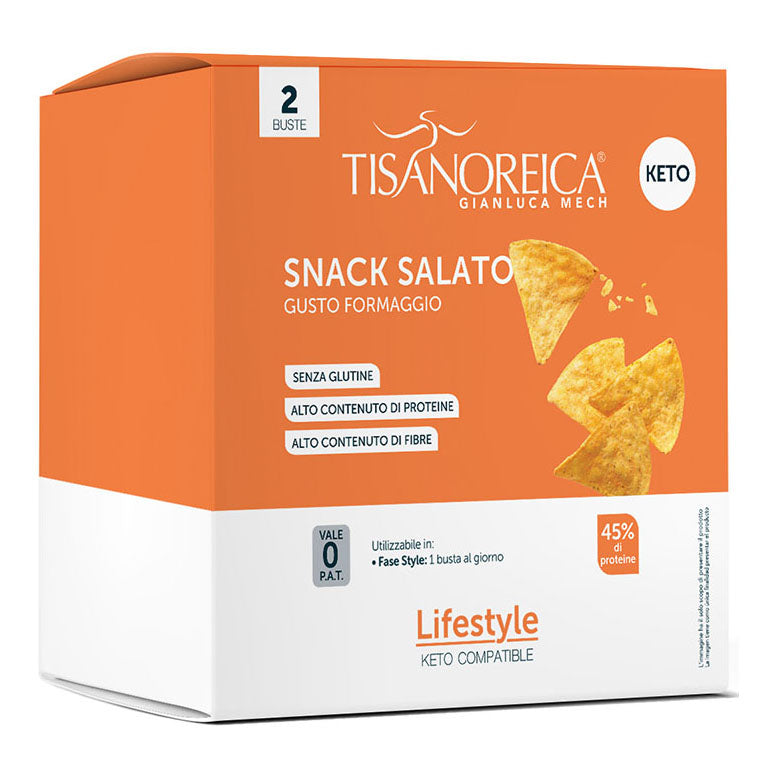 Gianluca Mech - Tisanoreica Keto Snack Salato Gusto Formaggio 2 X 25g