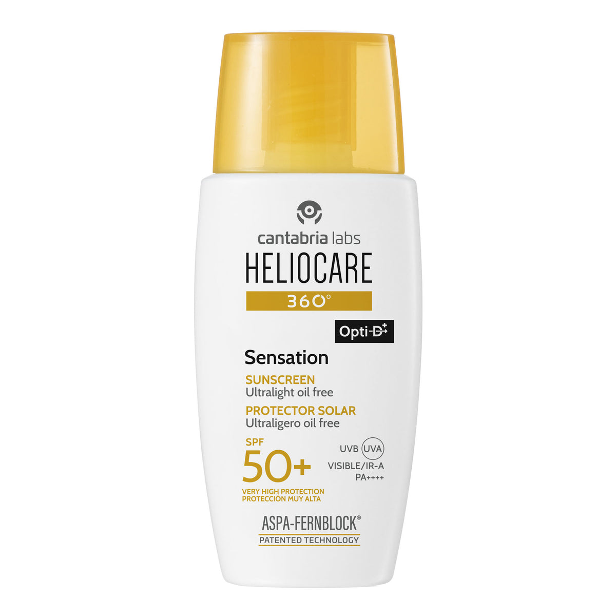 Heliocare 360° Sensation Spf50+ Protezione Solare Viso Ultra-Leggera Oil-Free 50ml  