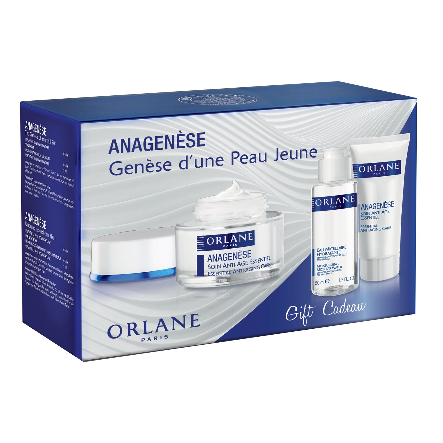 Orlane Cofanetto Idea Regalo Coffret Anagenese - Genese D'Un Peau Jeune 3 Pezzi