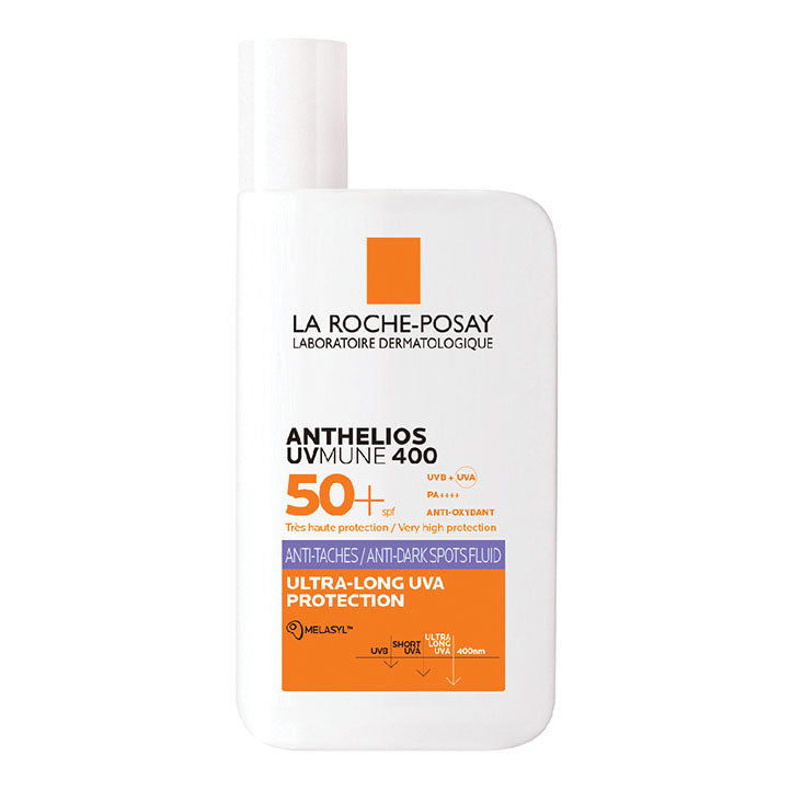 La Roche Posay Anthelios UVMune 400 Fluido Anti-Macchie SPF50+ | Protezione Solare Correttiva | 50ml  