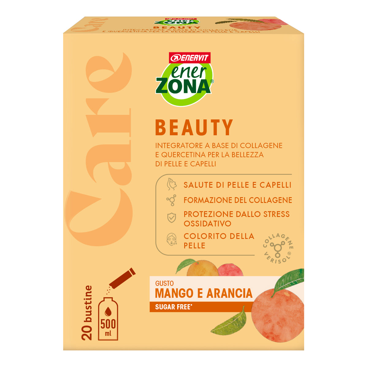 Enervit EnerZona Care Beauty Gusto Mango E Arancia 20 Bustine
