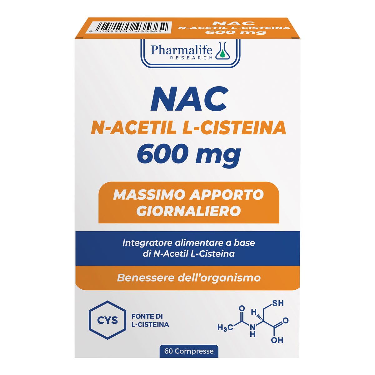 NAC 600MG 60CPR  