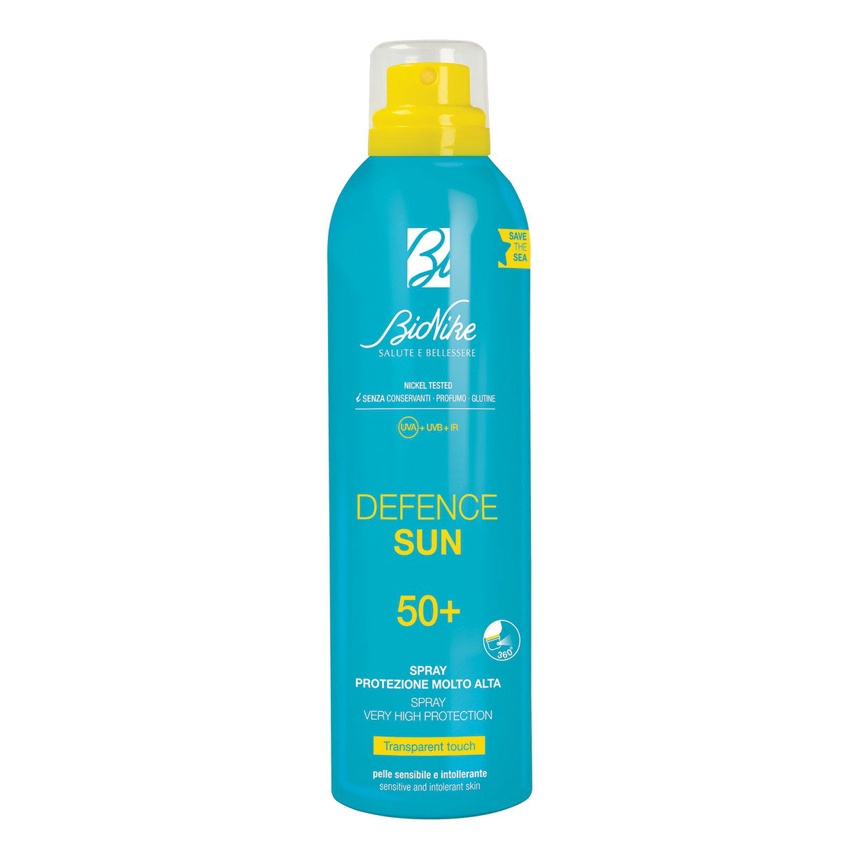Bionike Defence Sun Spray Transparent Touch Spf50+ Protezione Solare Molto Alta 200ml