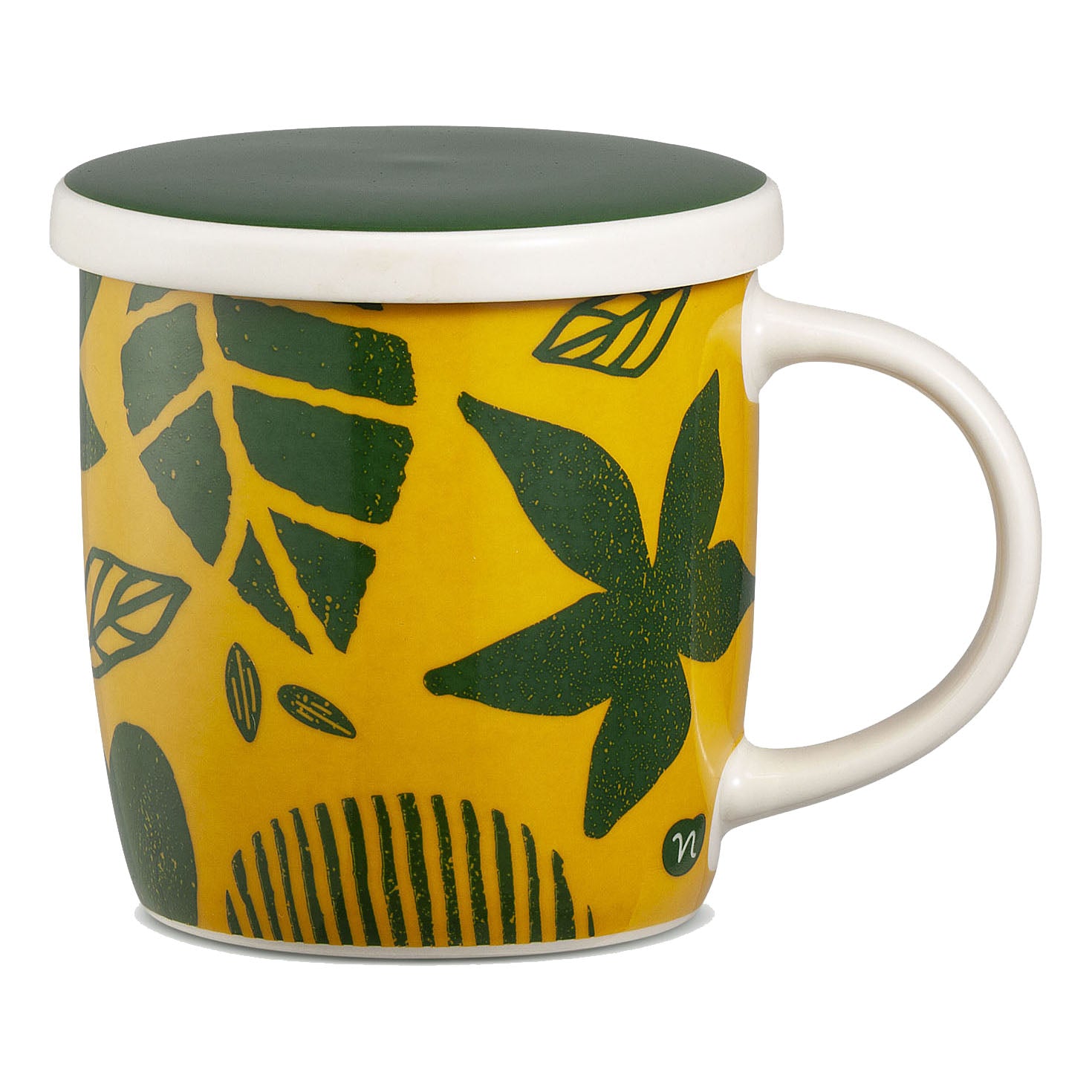 Neavita Infusiera Benessere Gialla In New Bone China Con Filtro In Acciaio 380ml