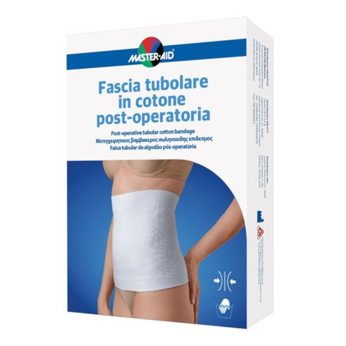 Master-Aid Fascia Post-Operatoria Cotone | Supporto Addominale | Taglia 3  