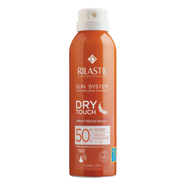 Rilastil Sun System Dry Touch Spf 50+ Spray Solare Corpo Con Finish Tocco Secco 200ml