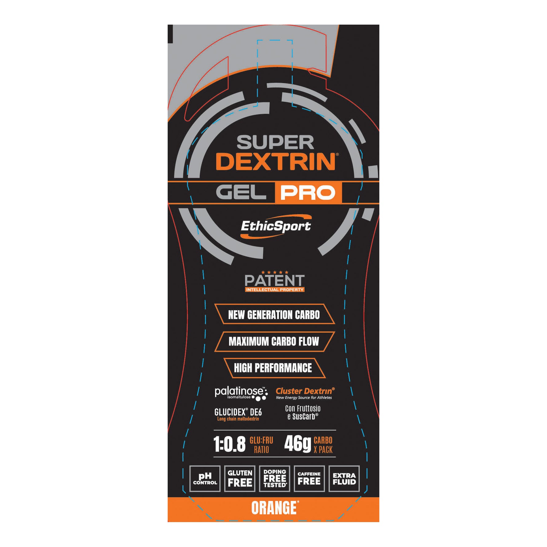 SUPER DEXTRIN GEL PRO ORANGE
