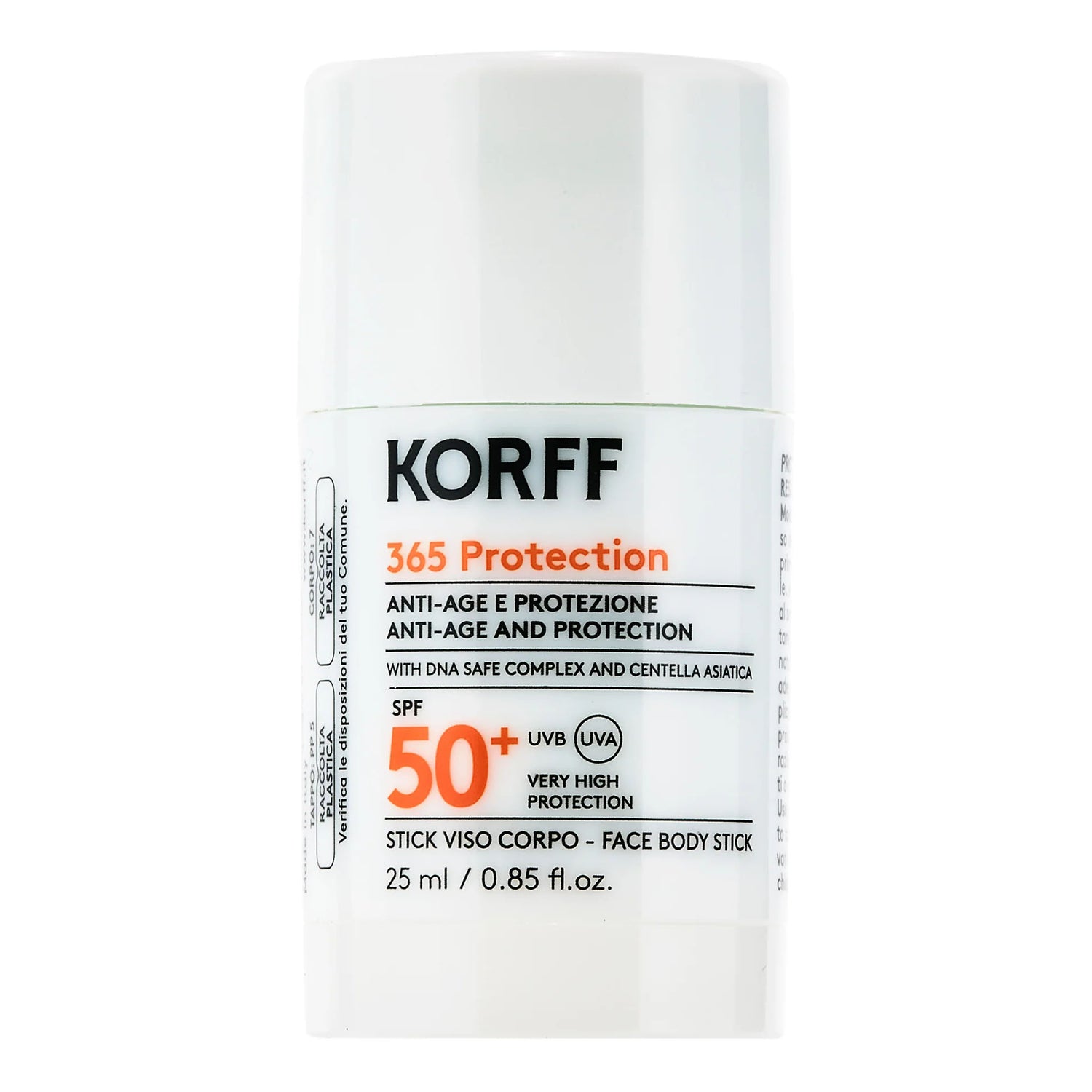 Korff Sun 365 Protection - Stick Viso E Corpo Protezione Solare Molto Alta Spf50+ 25ml