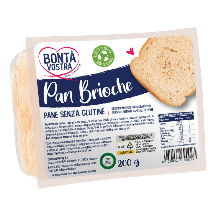 BONTA' VOSTRA PAN BRIOCHE 200G

