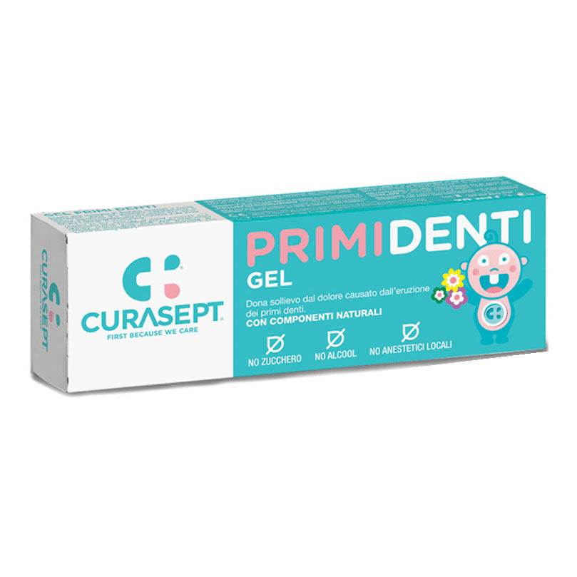 Curasept Primi Denti | Gel Lenitivo Dentizione Calendula e Malva | 20 ml
