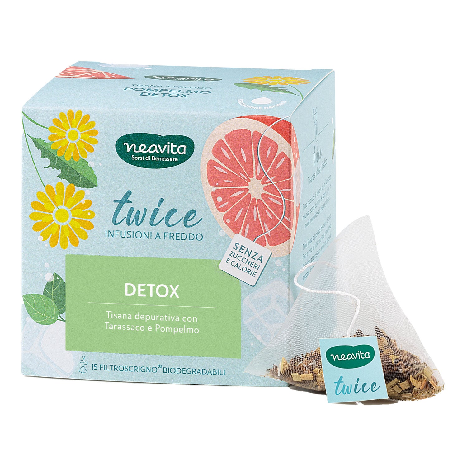 Neavita Twice Infuso A Freddo Tisana Detox 15 Filtroscrigno