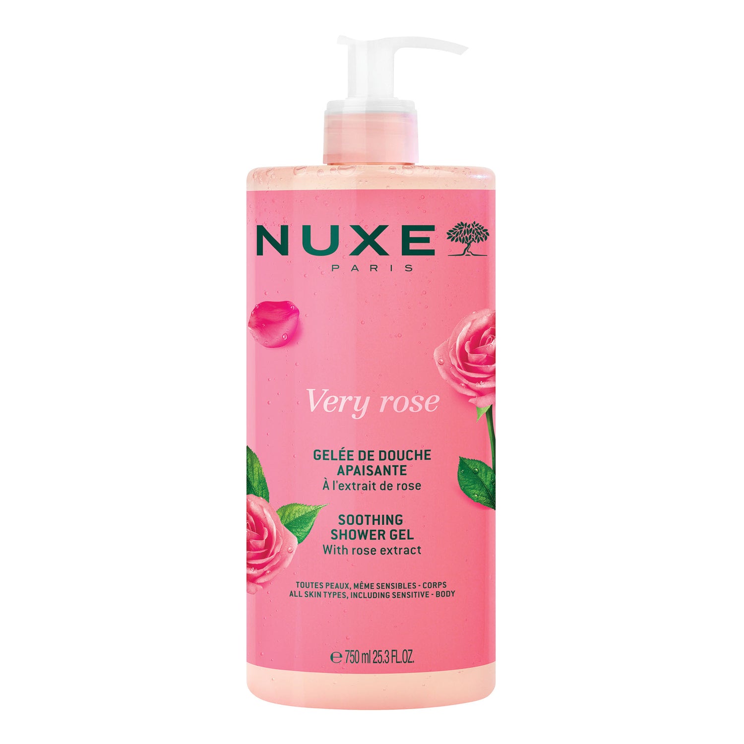 NUXE VROSE SHOWER GEL 750ML