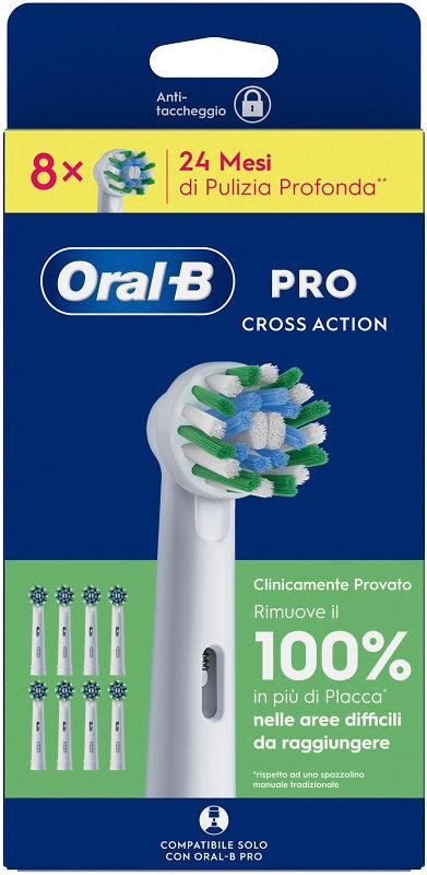 ORALB CROSSACTION REFILL 8PZ