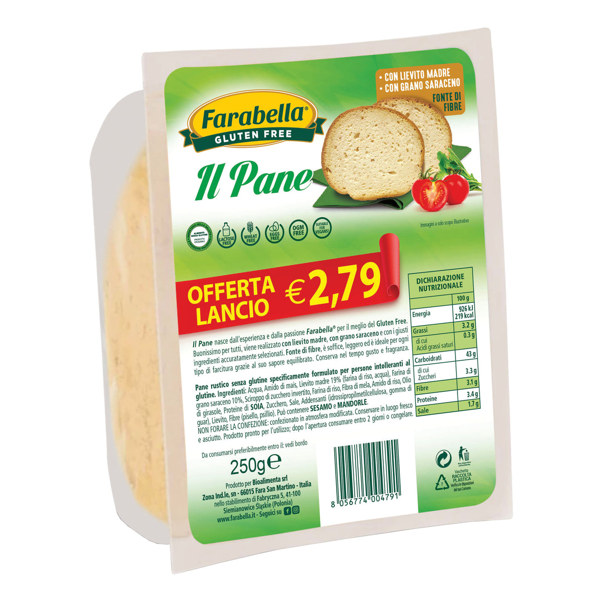 FARABELLA IL PANE PROMO 250G  