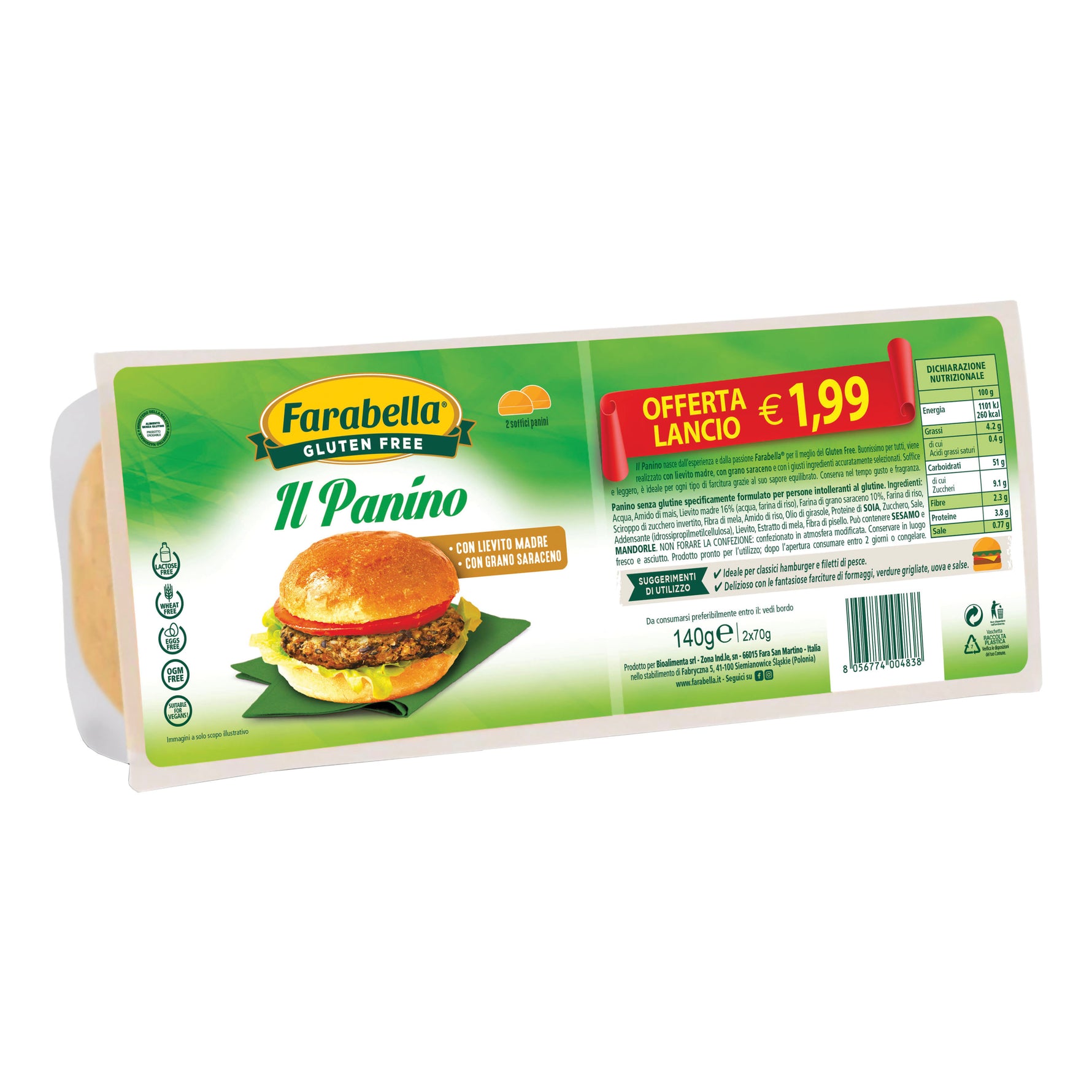 FARABELLA IL PANINO PROMO 140G
