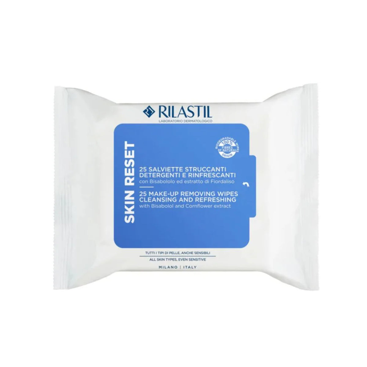 Rilastil Skin Reset Salviette Detergenti Struccanti 25 pezzi