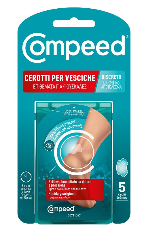 Compeed per Vesciche Discreto | Cerotti per Vesciche | 5 Pezzi