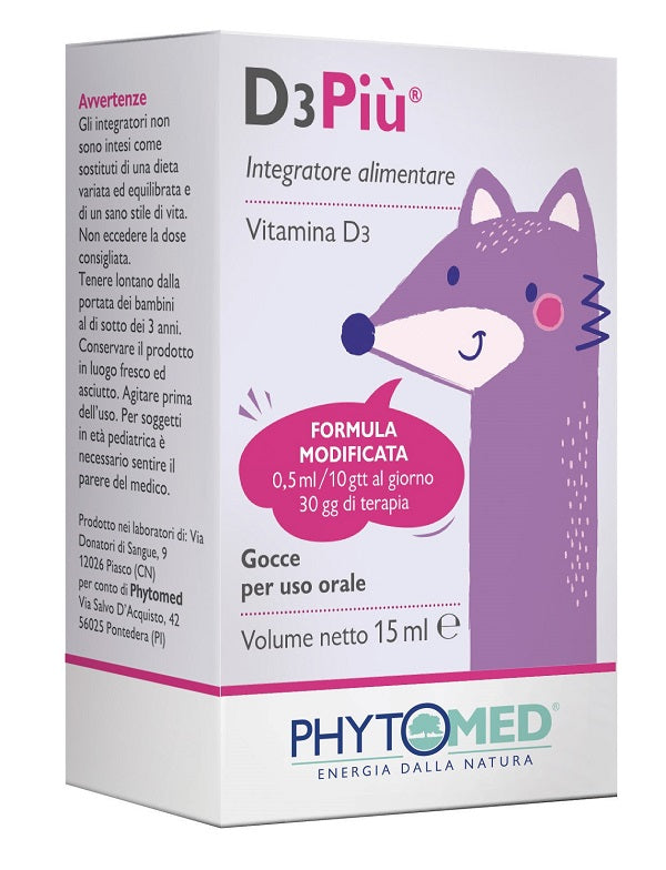 D3PIU' GOCCE 15ML
