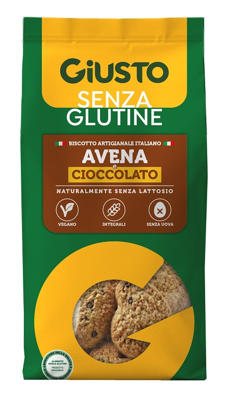 GIUSTO S/G BISCOTTI AVENA/CIOC  