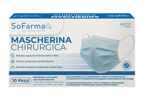 HIGH PROTECTION MASK 10PZ  