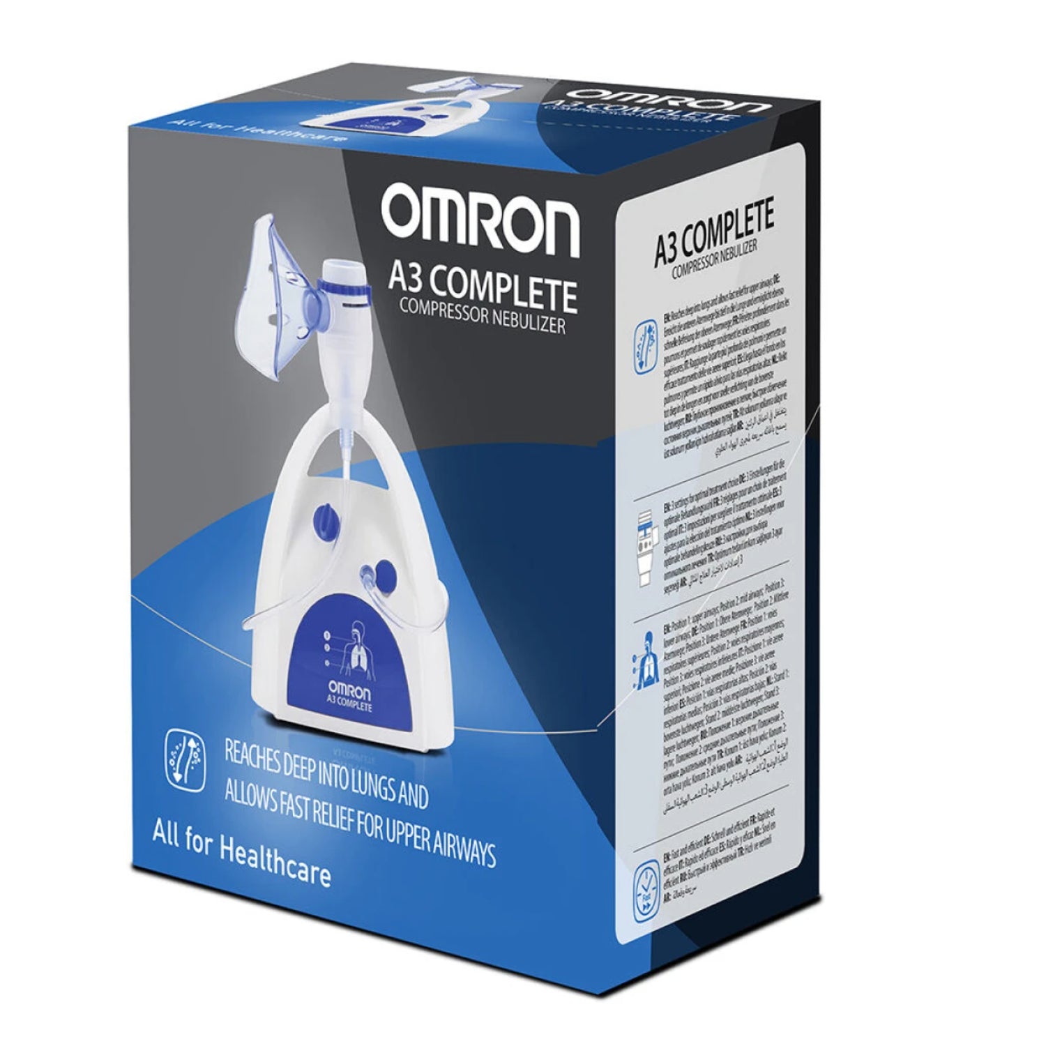 Omron A3 Complete | Nebulizzatore con Doccia Nasale | 1 Pezzo
