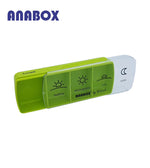Anabox Portapillole 7 Giorni Compact | Settimanale Verde | 1 Pezzo 4 