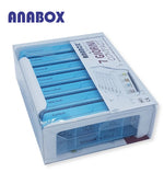 Anabox Portapillole 7 Giorni | Modello Compact Turchese | 7 Dosi 2 