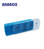 Anabox Portapillole 7 Giorni | Modello Compact Turchese | 7 Dosi 4 
