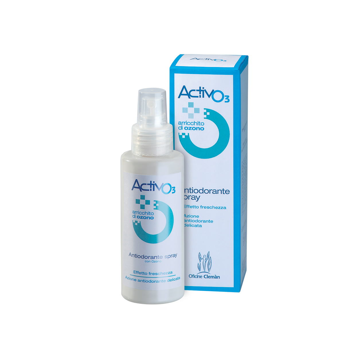 ActivO3 Antiodorante Spray | Con Olio Ozonizzato | 100 ml  