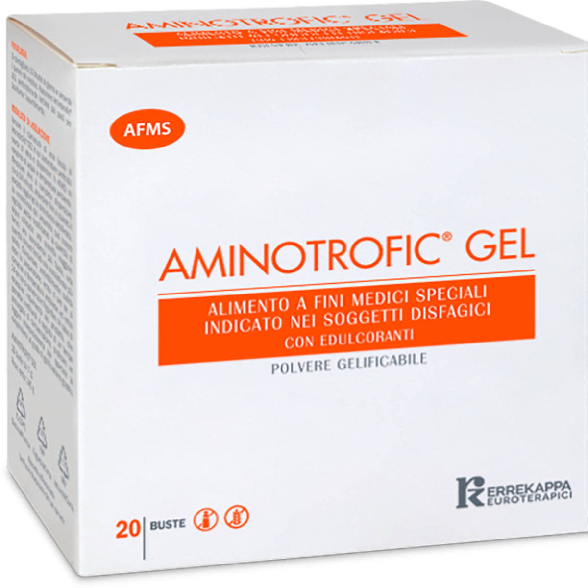 Aminotrofic Gel | Alimento Medico Aminoacidi per Disfagia | 20 Bustine  