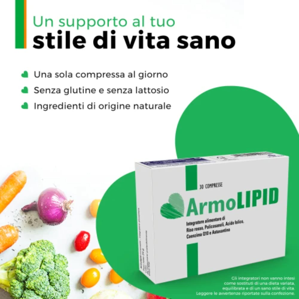 Armolipid | Integratore Colesterolo con Monacolina K e Policosanoli | 30 Compresse 2
