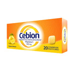 Cebion | Vitamina C Gusto Limone | 20 Compresse Masticabili  
