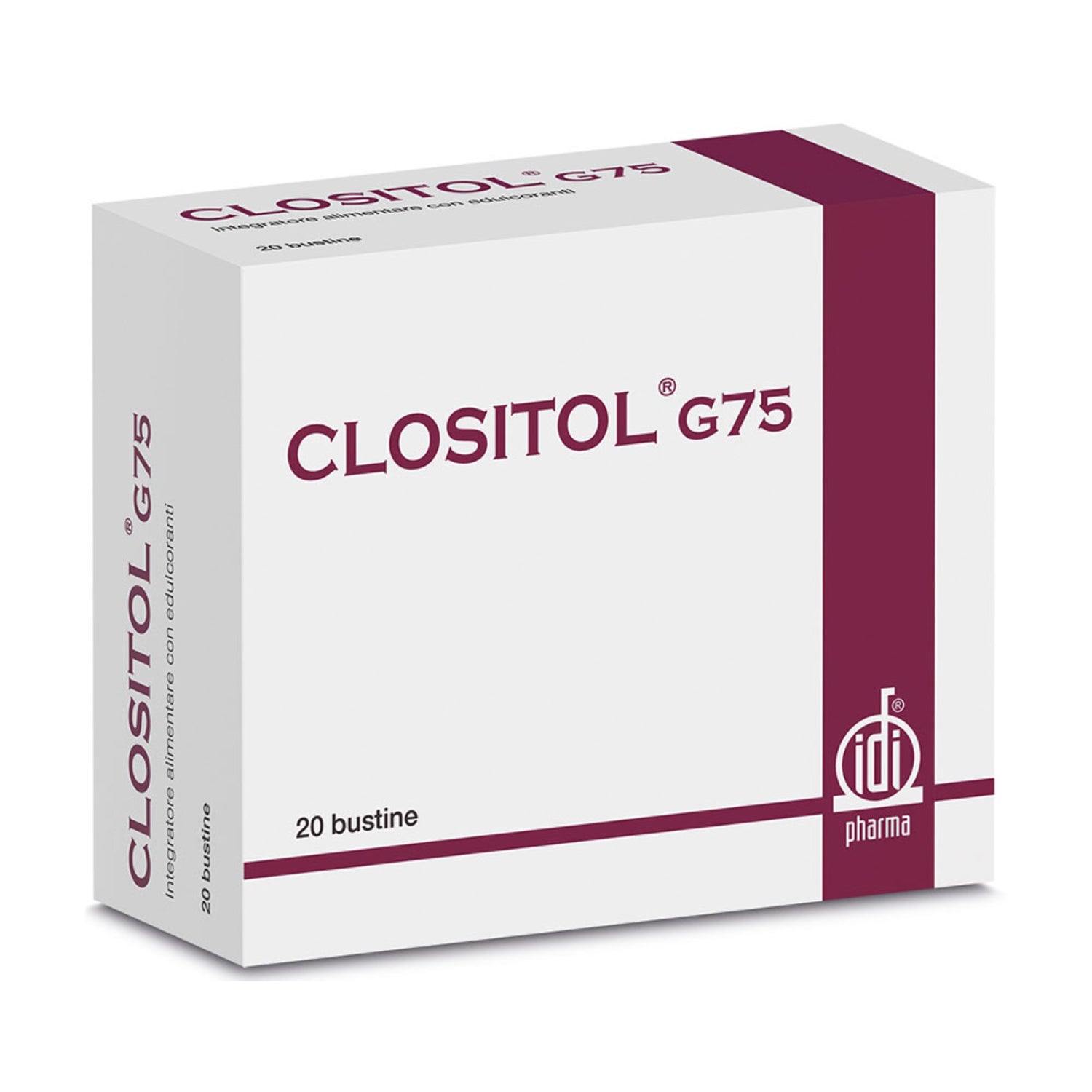 Clositol G75 | Integratore PCOS Myo-Inositolo Gymnema Folato | 20 Bustine