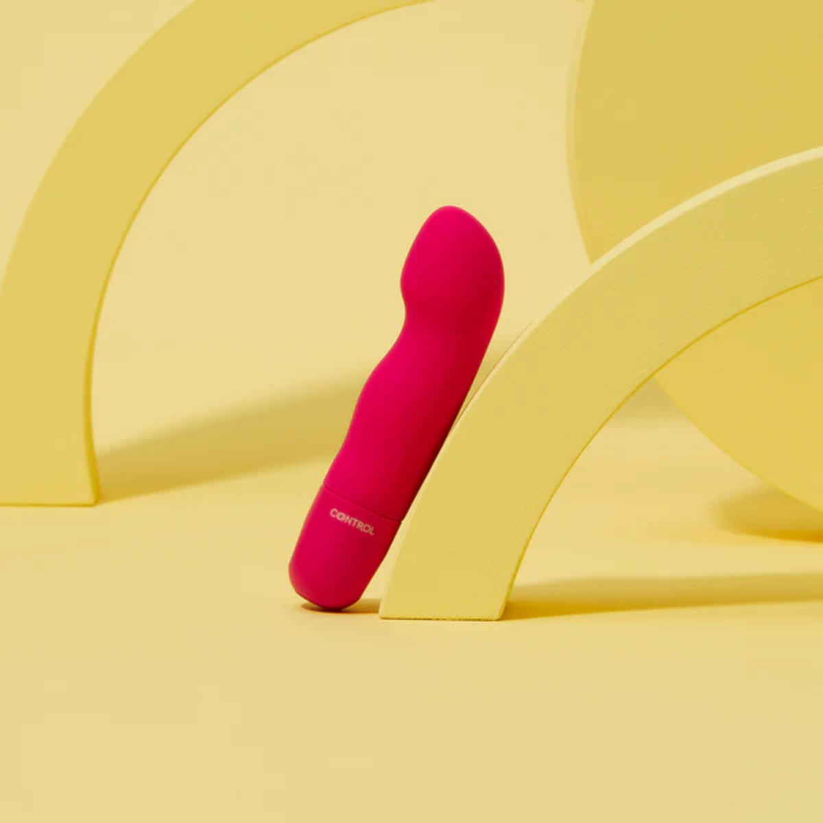 Control Cosmic Pleasure | Mini Stimolatore Vibratore Curvo 5 Livelli Impermeabile | 1 Pezzo 2 