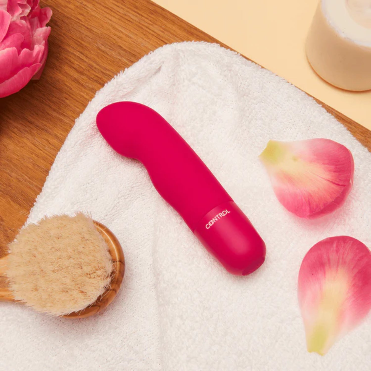 Control Cosmic Pleasure | Mini Stimolatore Vibratore Curvo 5 Livelli Impermeabile | 1 Pezzo 3
