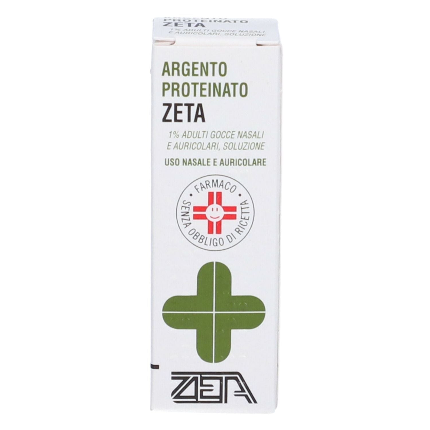 Argento Proteinato 1% Adulti Gocce Nasali / Auricolari - Zeta
