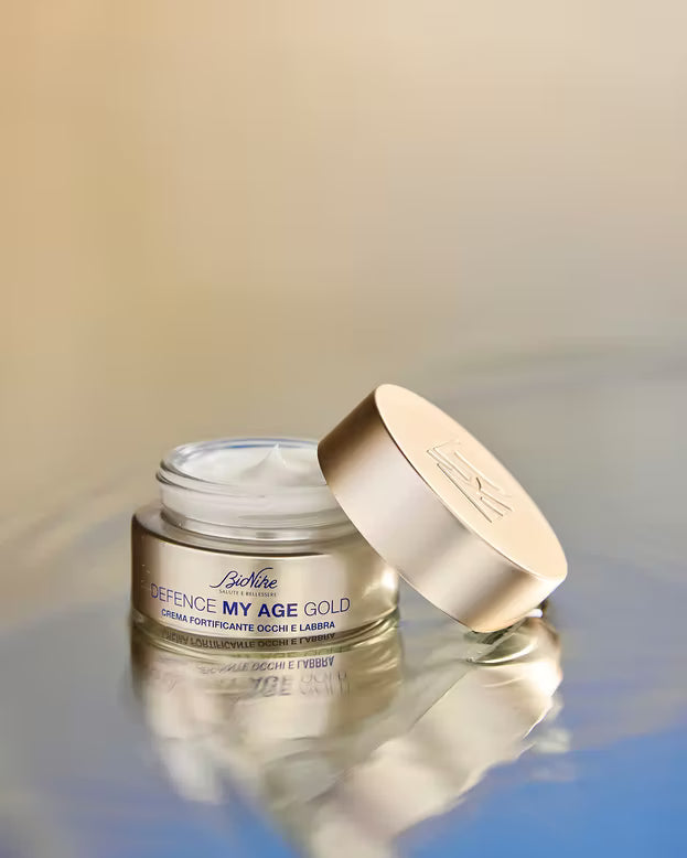 BioNike Defence My Age Gold | Crema Fortificante Occhi e Labbra | 15 ml