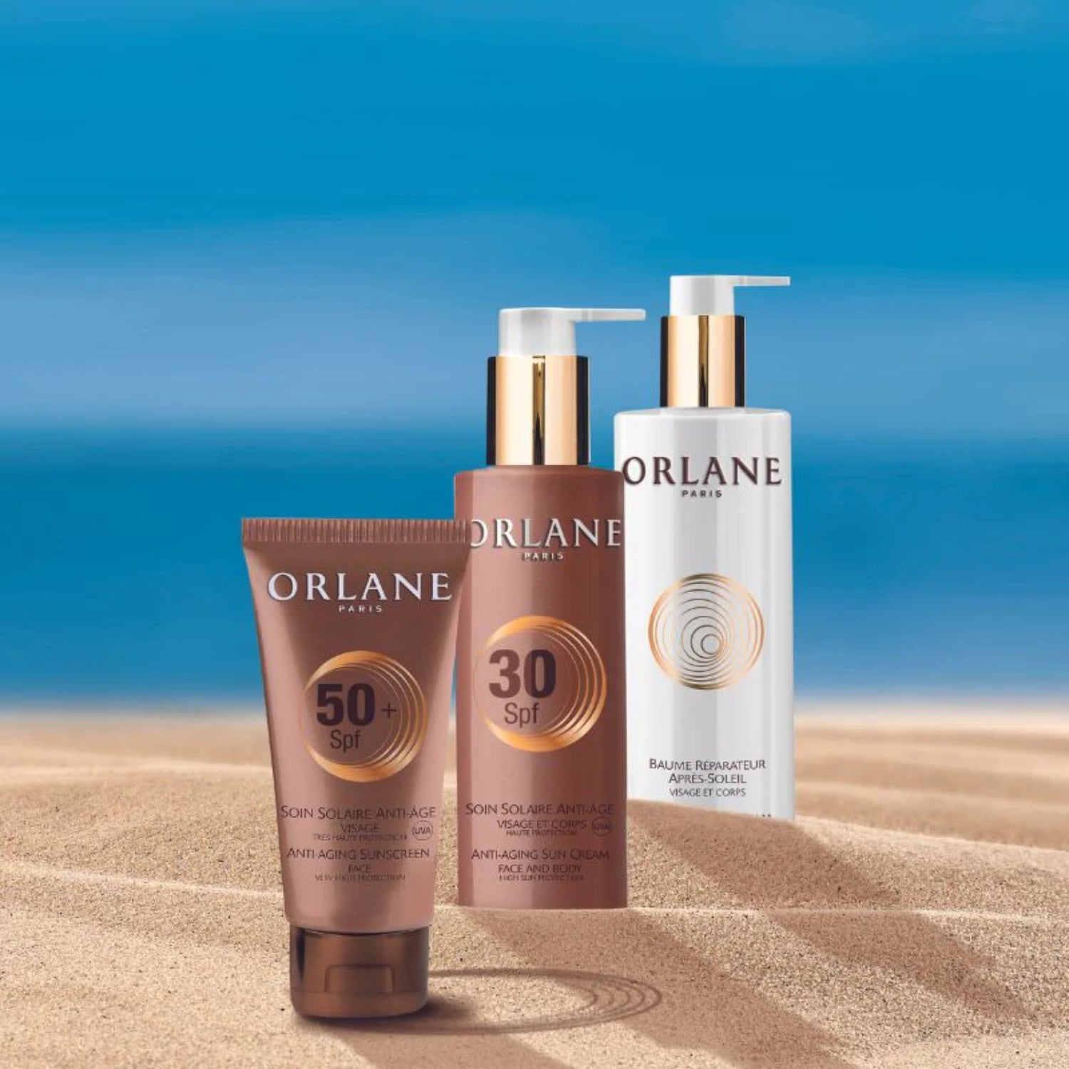 Orlane linea solari anti-age SPF 50+ e doposole viso corpo
