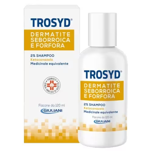 Trosyd Shampoo Dermatite Seborroica E Forfora Ketoconazolo 120ml  