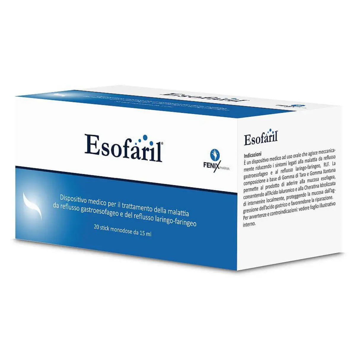 Esofaril | Reflusso Gastroesofageo Acido Ialuronico | 20 Stick 15 ml  